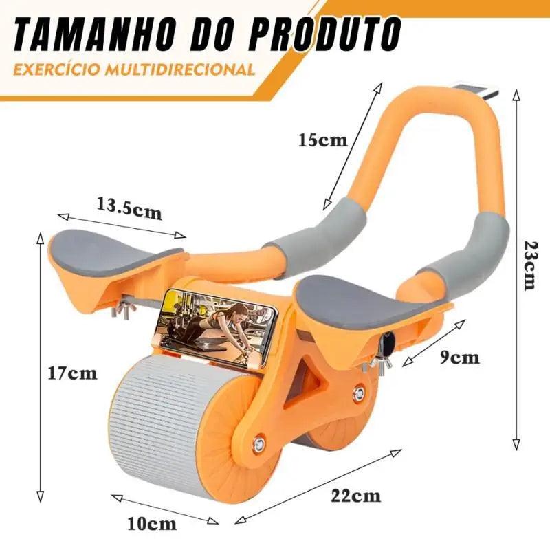 Roda de Exercício Abdominal com Eficiência no Fortalecimento do Duplo Apoio