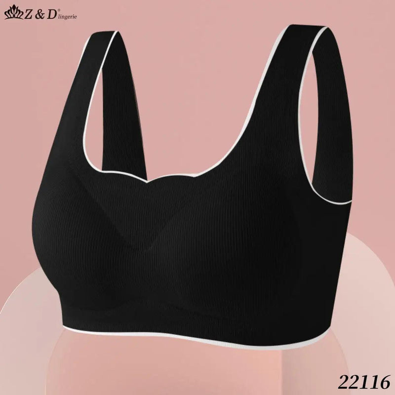 22116 Special Fabric Casual Top Bra With Bojo