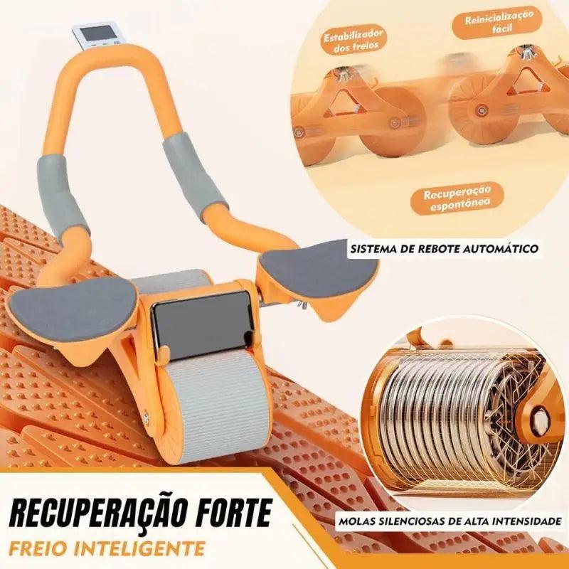 Roda de Exercício Abdominal com Eficiência no Fortalecimento do Duplo Apoio