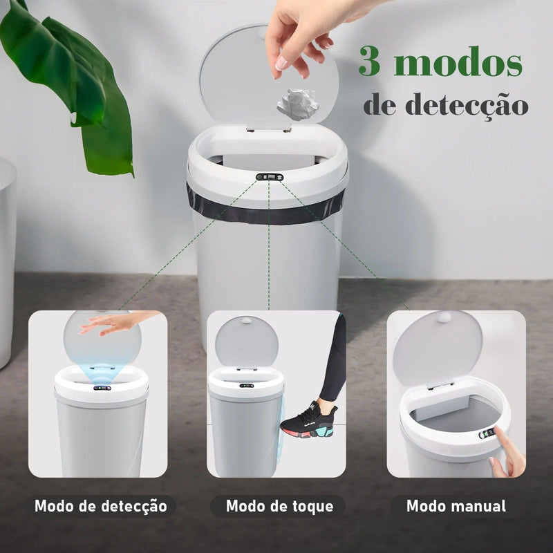 Smart Trash Bin, Automatic Trash Bin Smart Trash With Sensor, Smart Trash with Infrared Sensor, 12Liters