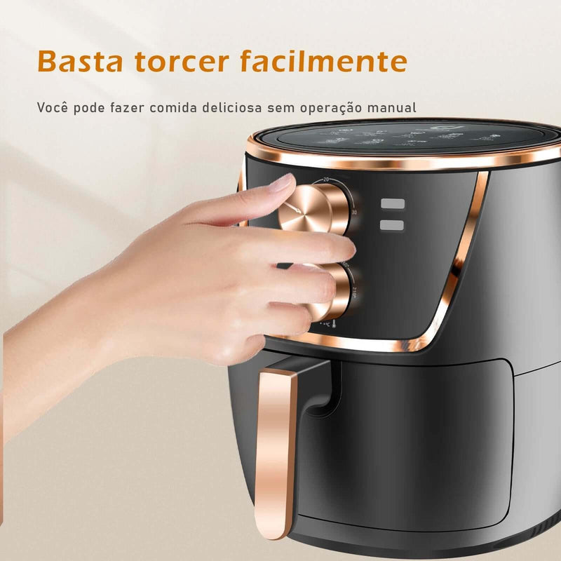 Fritadeira elétrica Air Fryer Profissional 6,5 litros