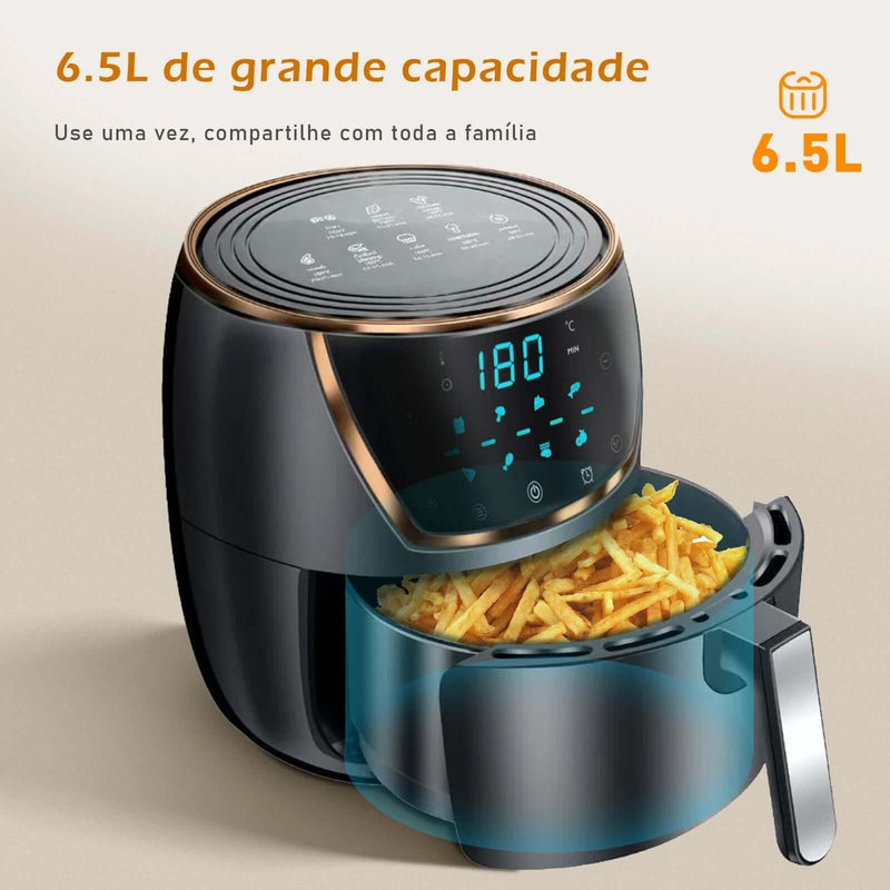 Fritadeira elétrica Air Fryer Profissional 6,5 litros