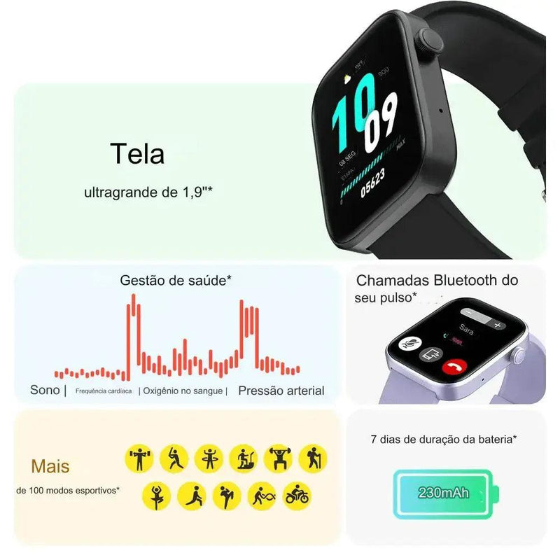 SmartWatch Colmi P71  Amoled Infinita à prova d'água IP68