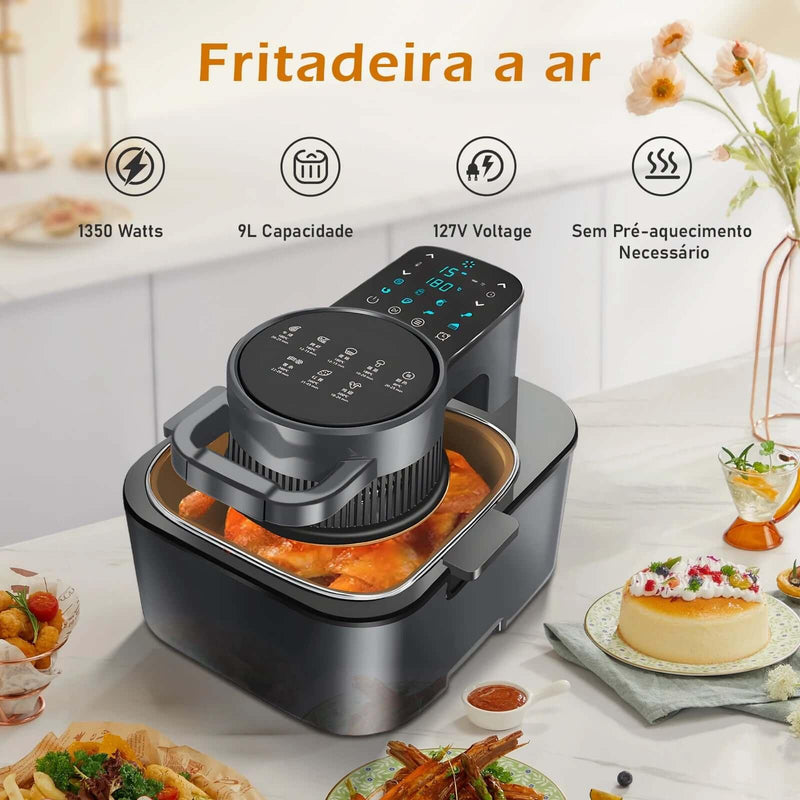 Fritadeira elétrica Air Fryer Profissional 6,5 litros