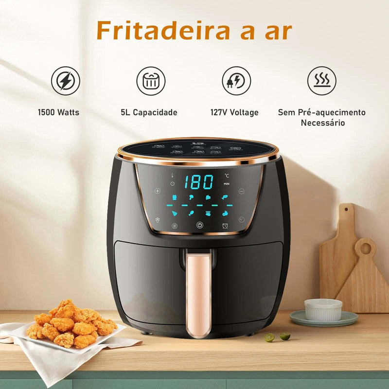 Fritadeira elétrica Air Fryer Profissional 6,5 litros