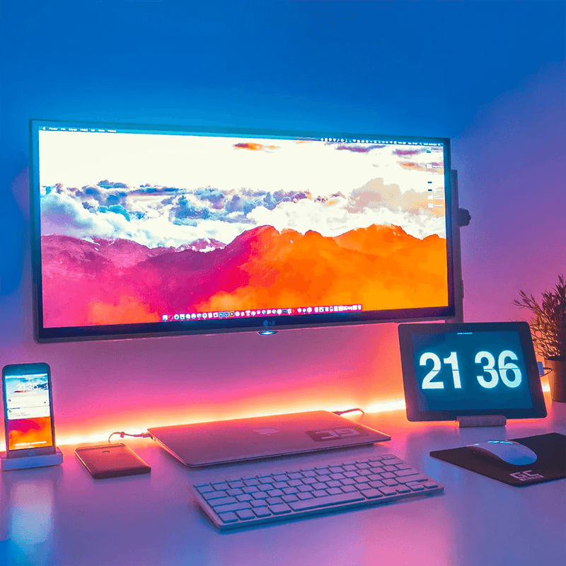 Fita LED 5050 Rgb Color 5 Metros Prova D'água Com Controle